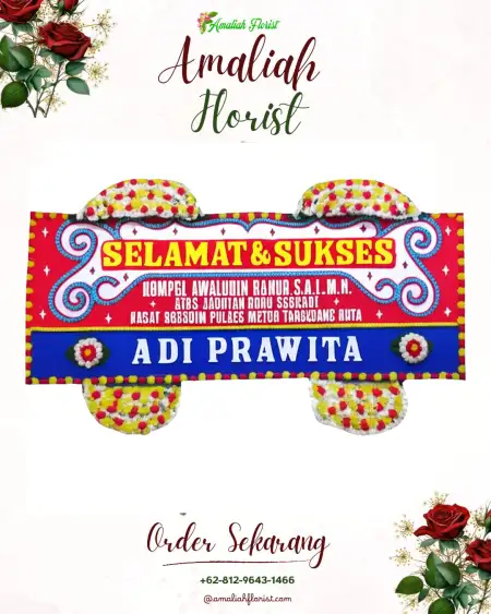 Papan Bunga Ucapan Selamat Curut